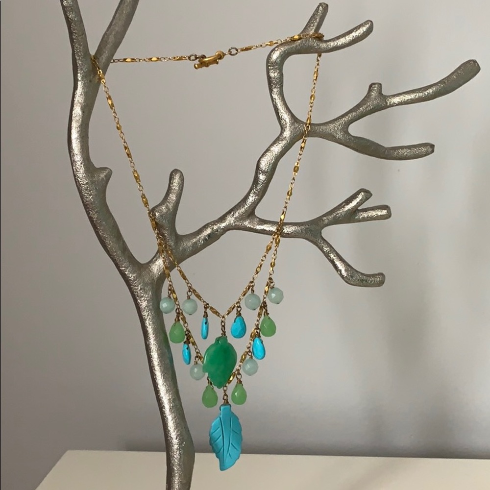 16” stone necklace